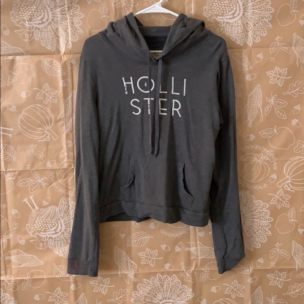 Dark Grey Hollister Sweater